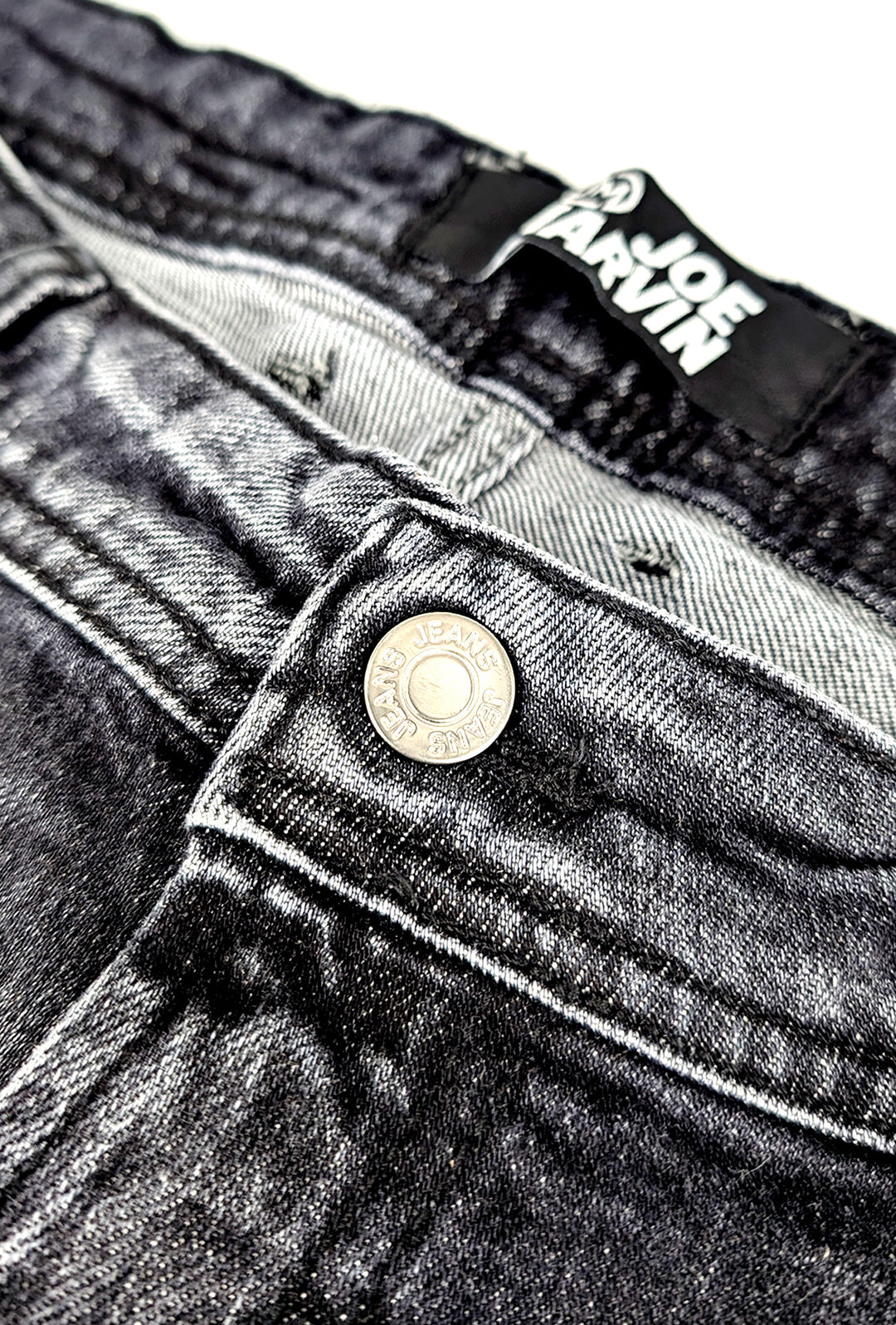 Jeans Uomo Nero con sfumature Pantalone Slim fit - NERO