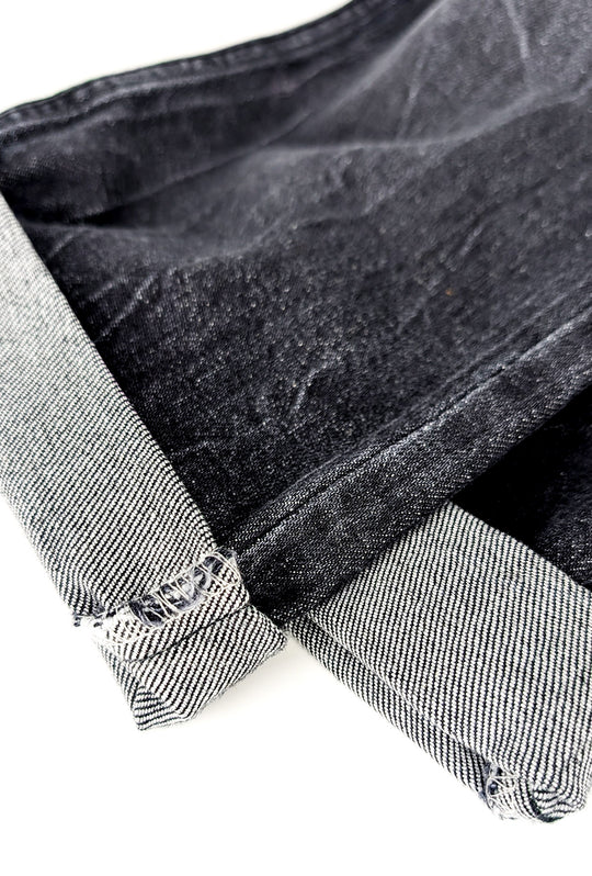 Jeans Uomo Nero con sfumature Pantalone Slim fit - NERO