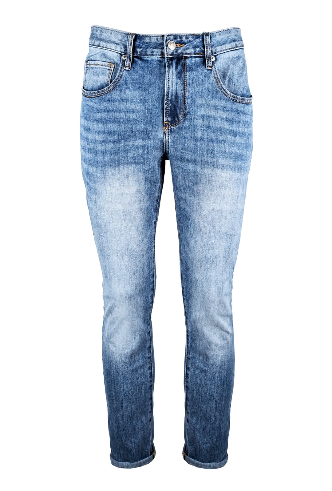 Jeans Uomo gamba stretta Dresserd colorazione chiara