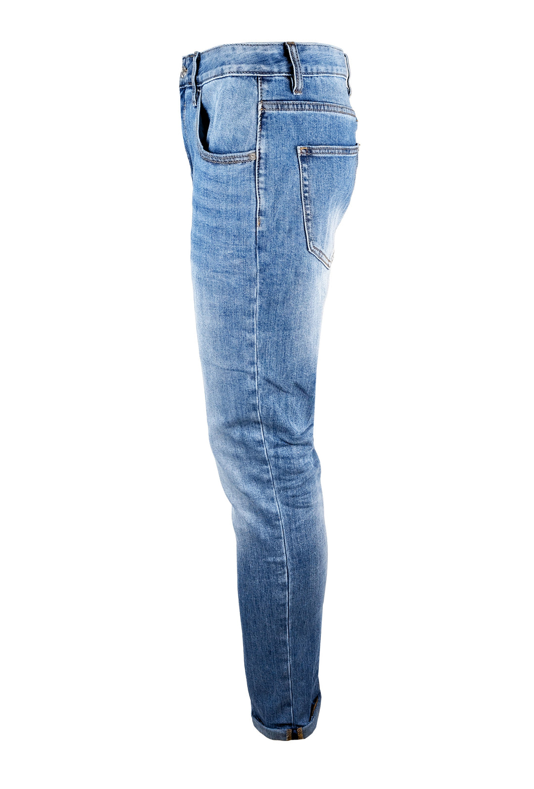 Jeans Uomo gamba stretta Dresserd colorazione chiara