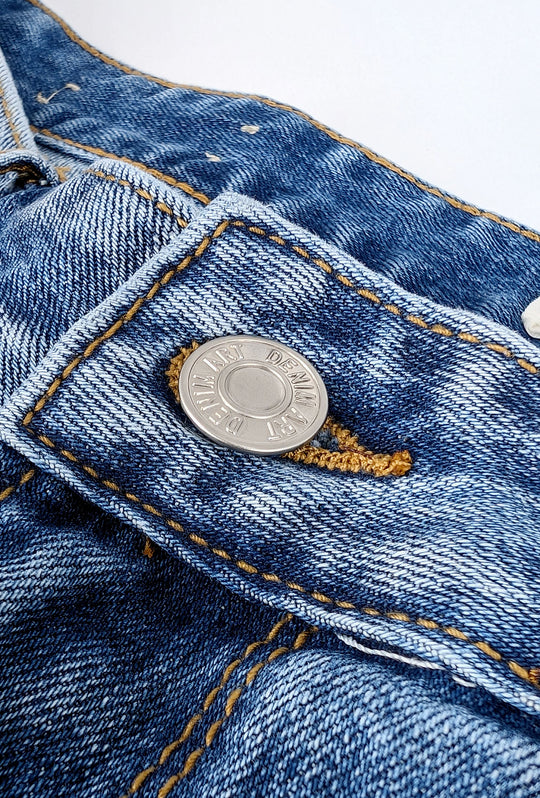 Jeans Uomo gamba stretta Dresserd colorazione chiara