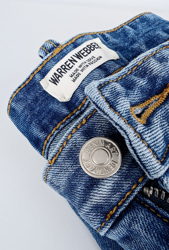 Jeans Uomo gamba stretta Dresserd colorazione chiara