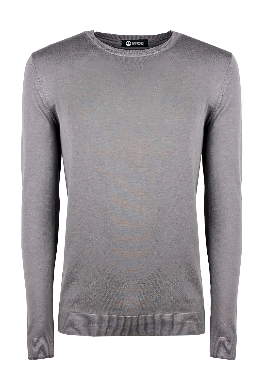 Maglioncino Dresserd manica lunga in 100% Cotone - GRIGIO SCURO