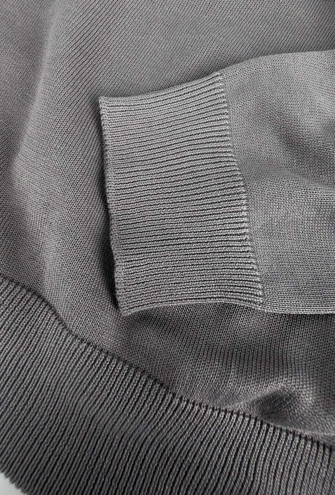 Maglioncino Dresserd manica lunga in 100% Cotone - GRIGIO SCURO