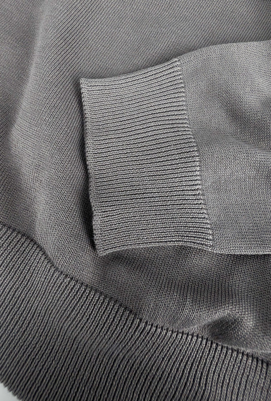 Maglioncino Dresserd manica lunga in 100% Cotone - GRIGIO SCURO