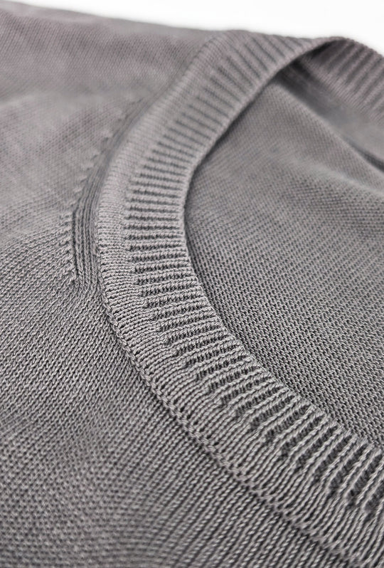 Maglioncino Dresserd manica lunga in 100% Cotone - GRIGIO SCURO