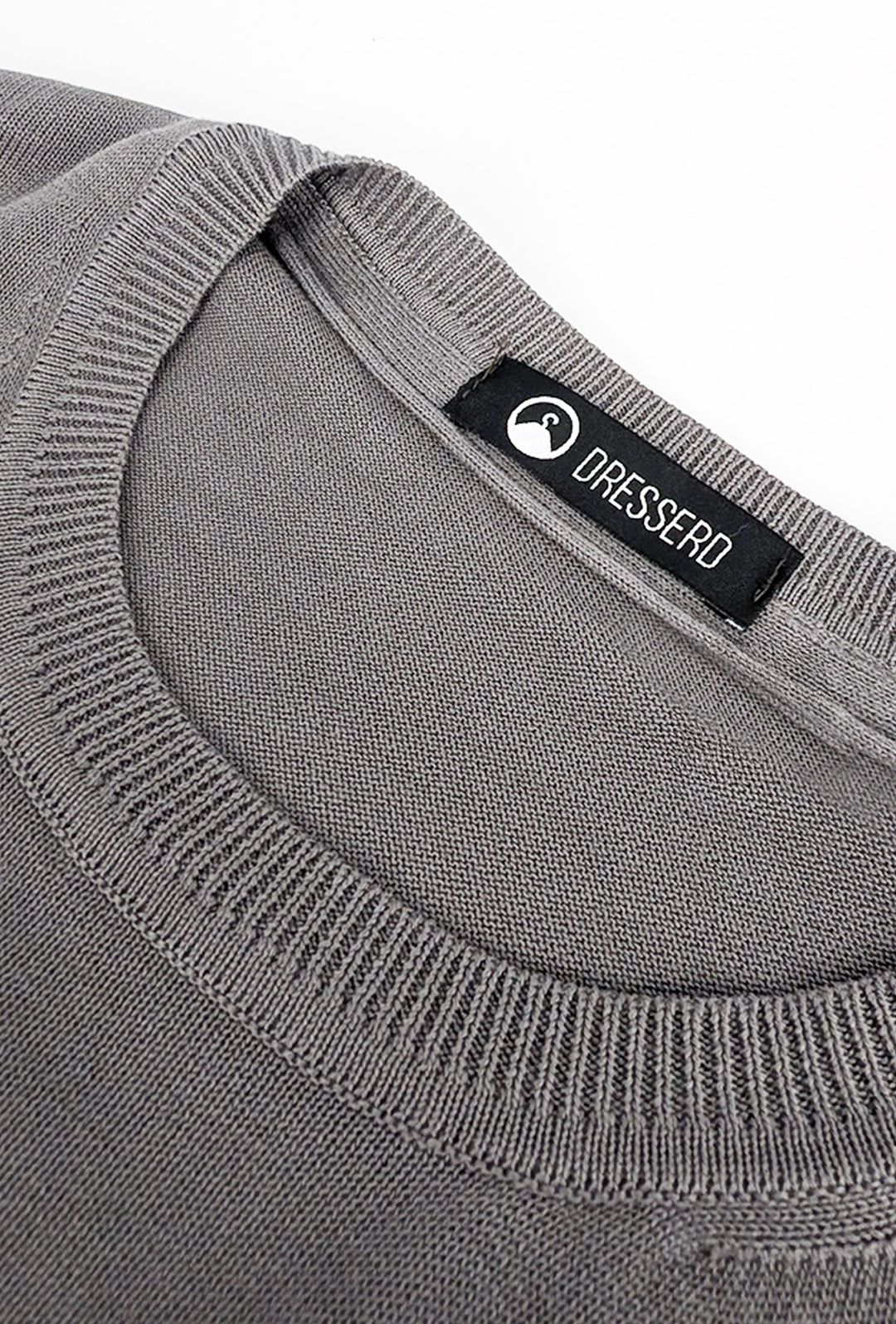 Maglioncino Dresserd manica lunga in 100% Cotone - GRIGIO SCURO