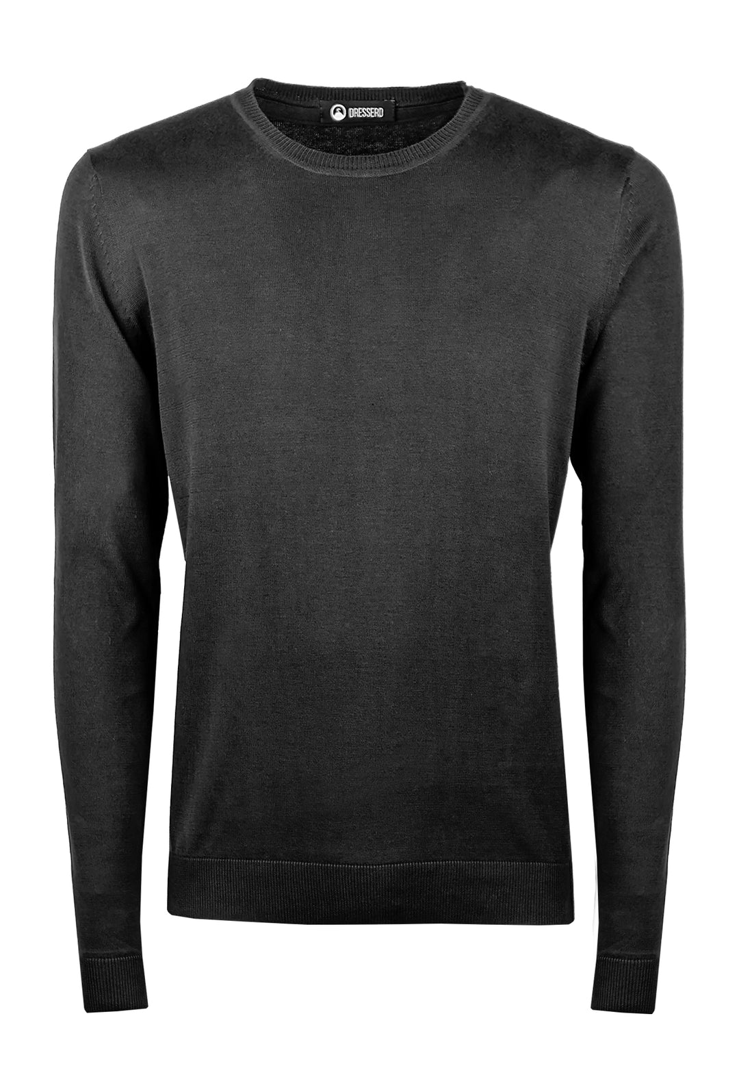 Maglioncino Dresserd manica lunga in 100% Cotone - NERO