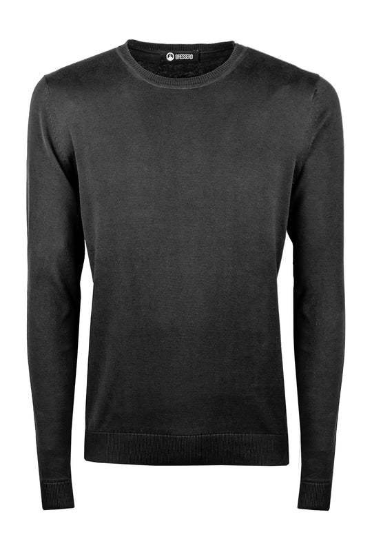 Maglioncino Dresserd manica lunga in 100% Cotone - NERO
