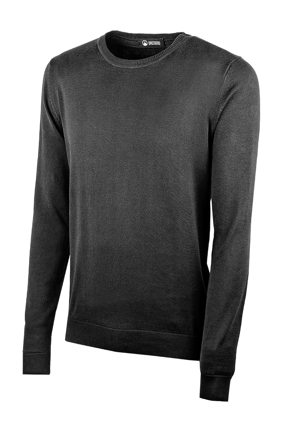 Maglioncino Dresserd manica lunga in 100% Cotone - NERO