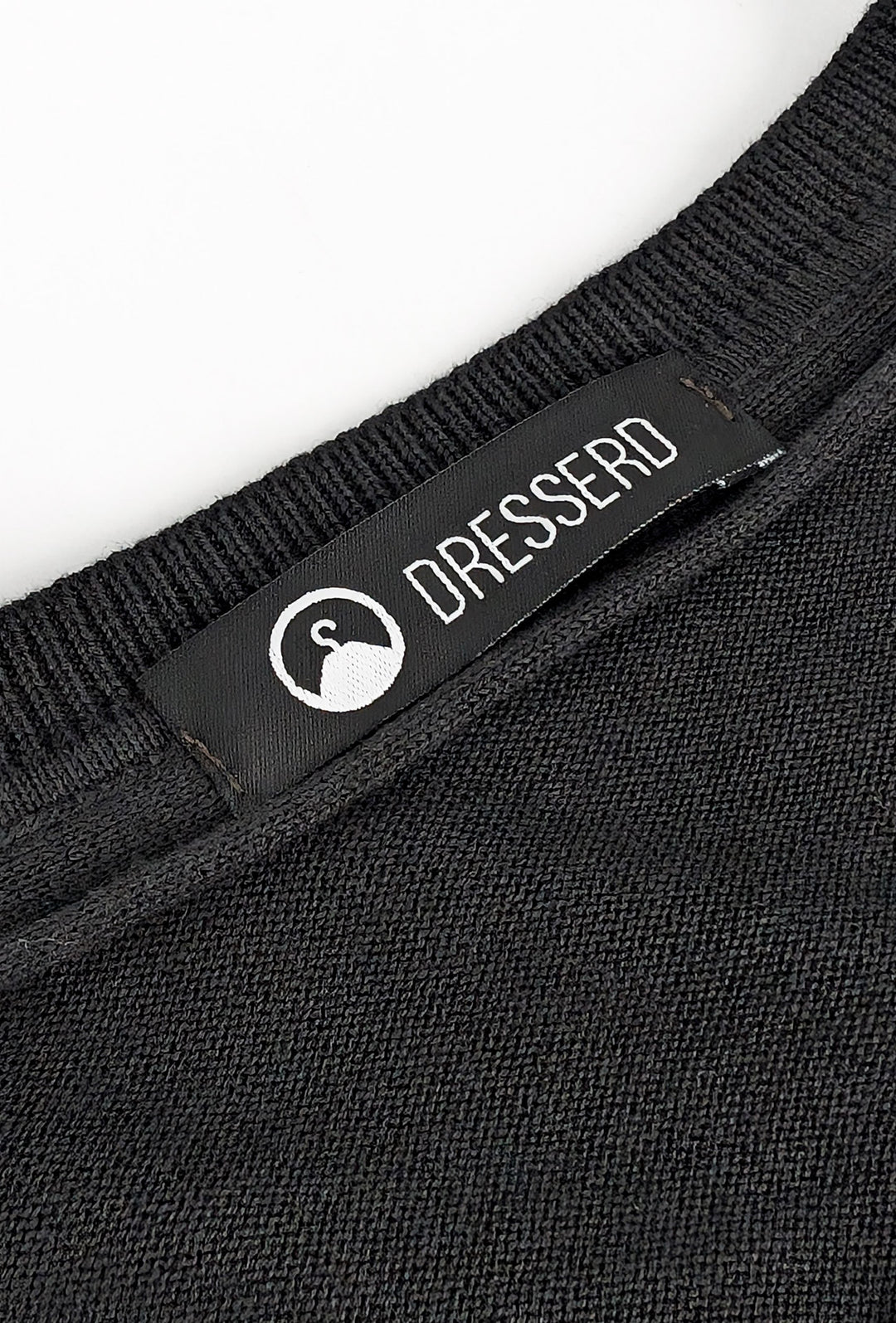 Maglioncino Dresserd manica lunga in 100% Cotone - NERO