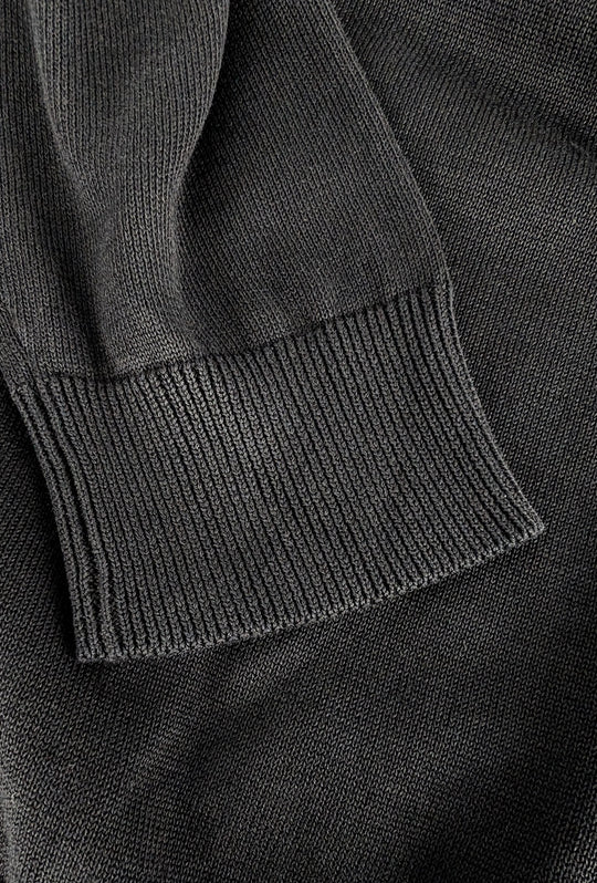 Maglioncino Dresserd manica lunga in 100% Cotone - NERO