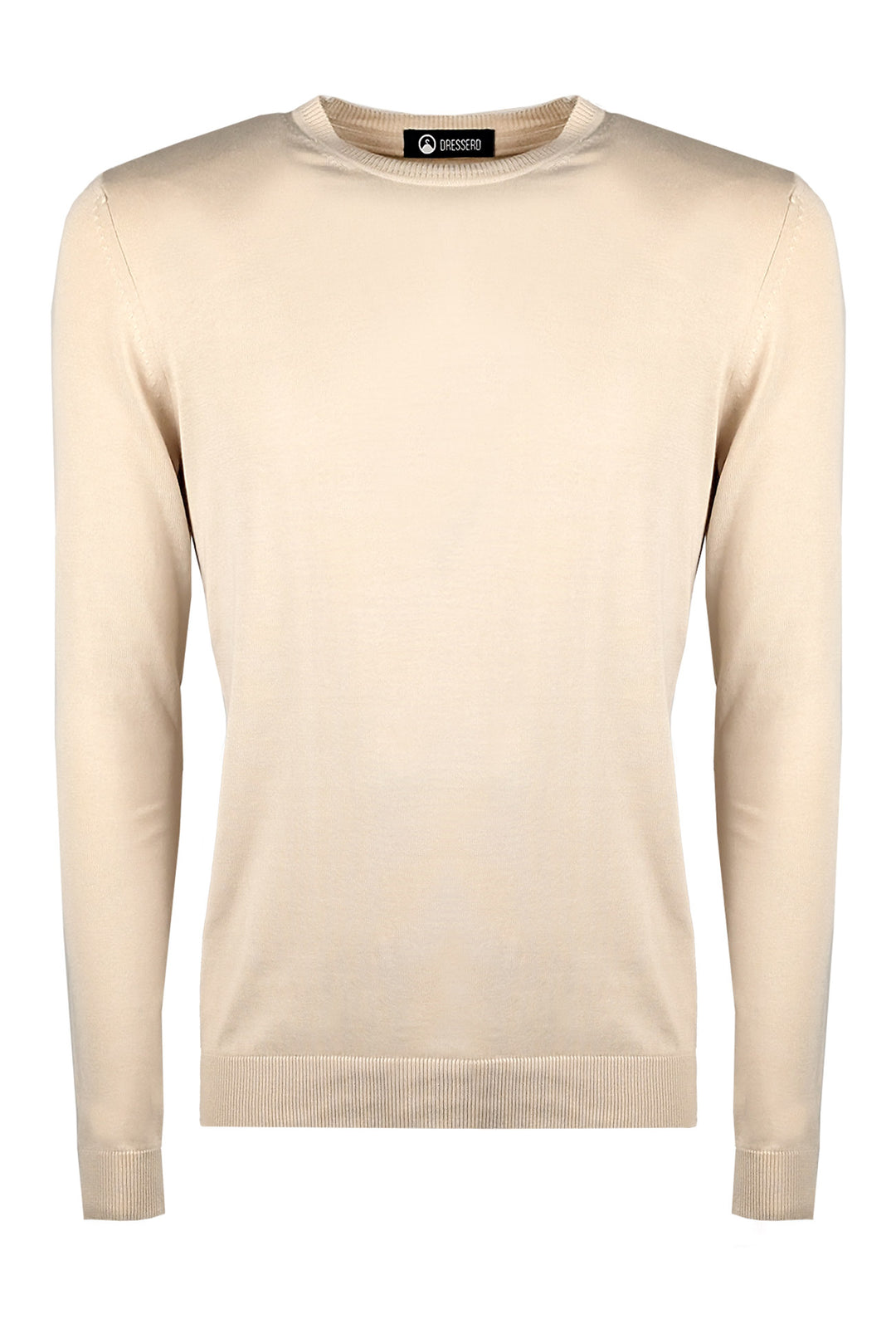 Maglioncino Dresserd manica lunga in 100% Cotone - BEIGE