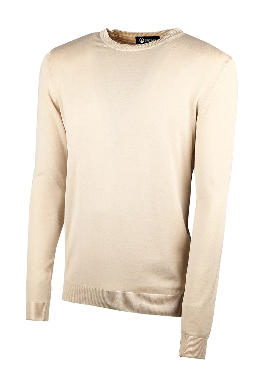 Maglioncino Dresserd manica lunga in 100% Cotone - BEIGE