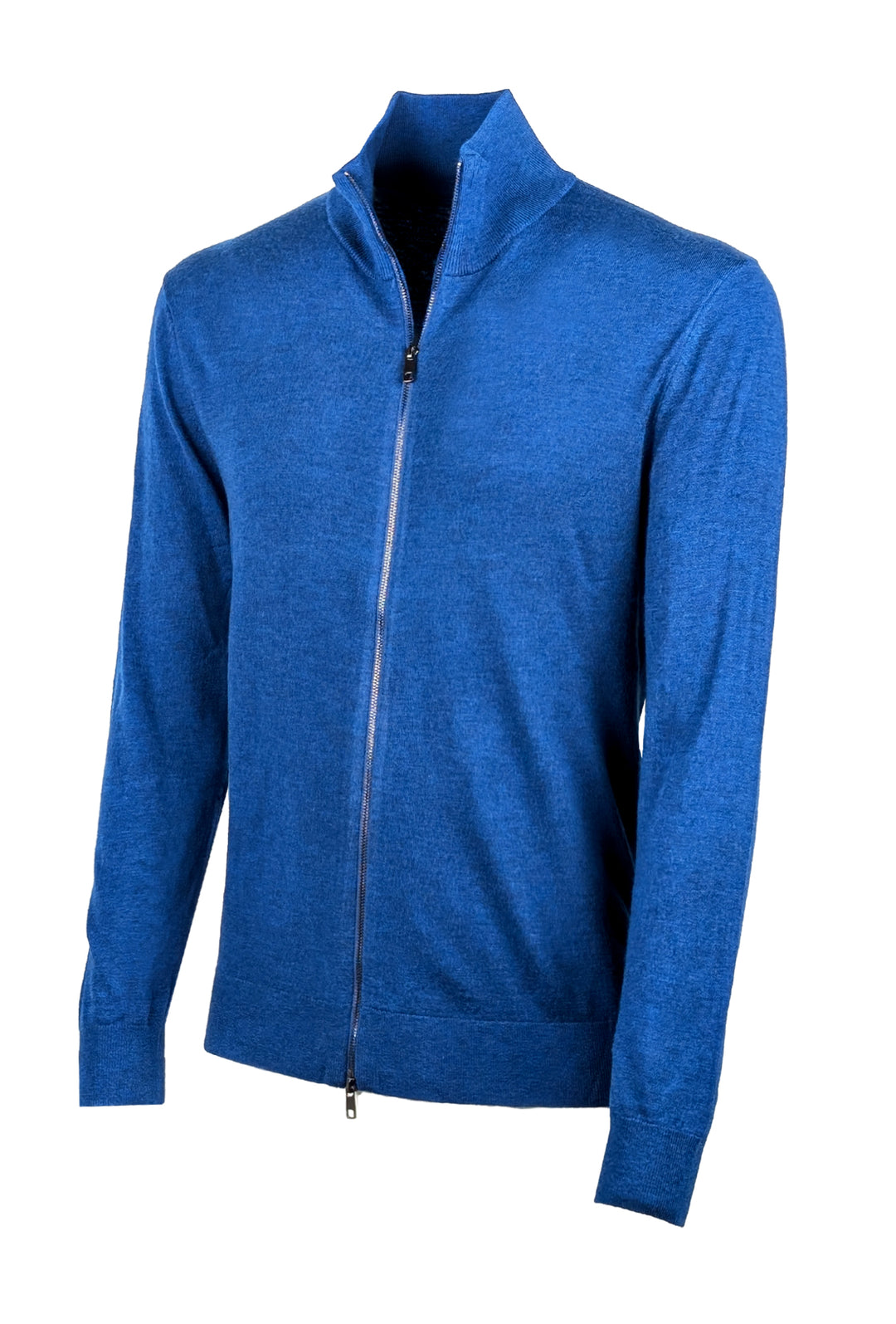 Maglia uomo Dresserd Full Zip in lana rasata Maglioncino aperto - AVIO