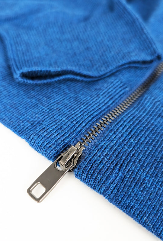 Maglia uomo Dresserd Full Zip in lana rasata Maglioncino aperto - AVIO