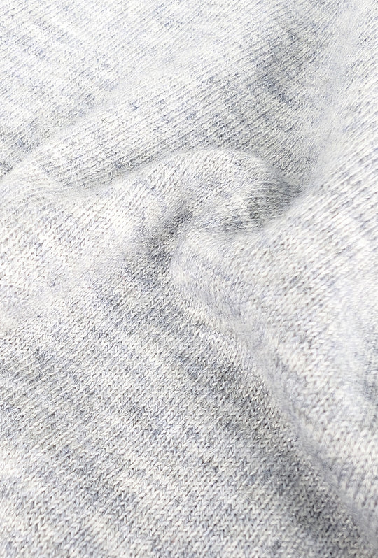 Maglia uomo Dresserd Full Zip in lana rasata Maglioncino aperto - GRIGIO