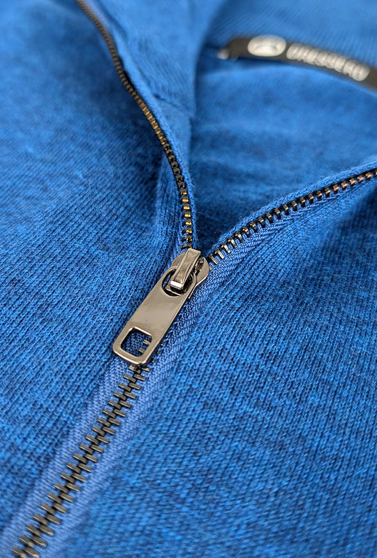 Mezza Zip uomo viscosa lana rasata Dresserd maglioncino - AVIO