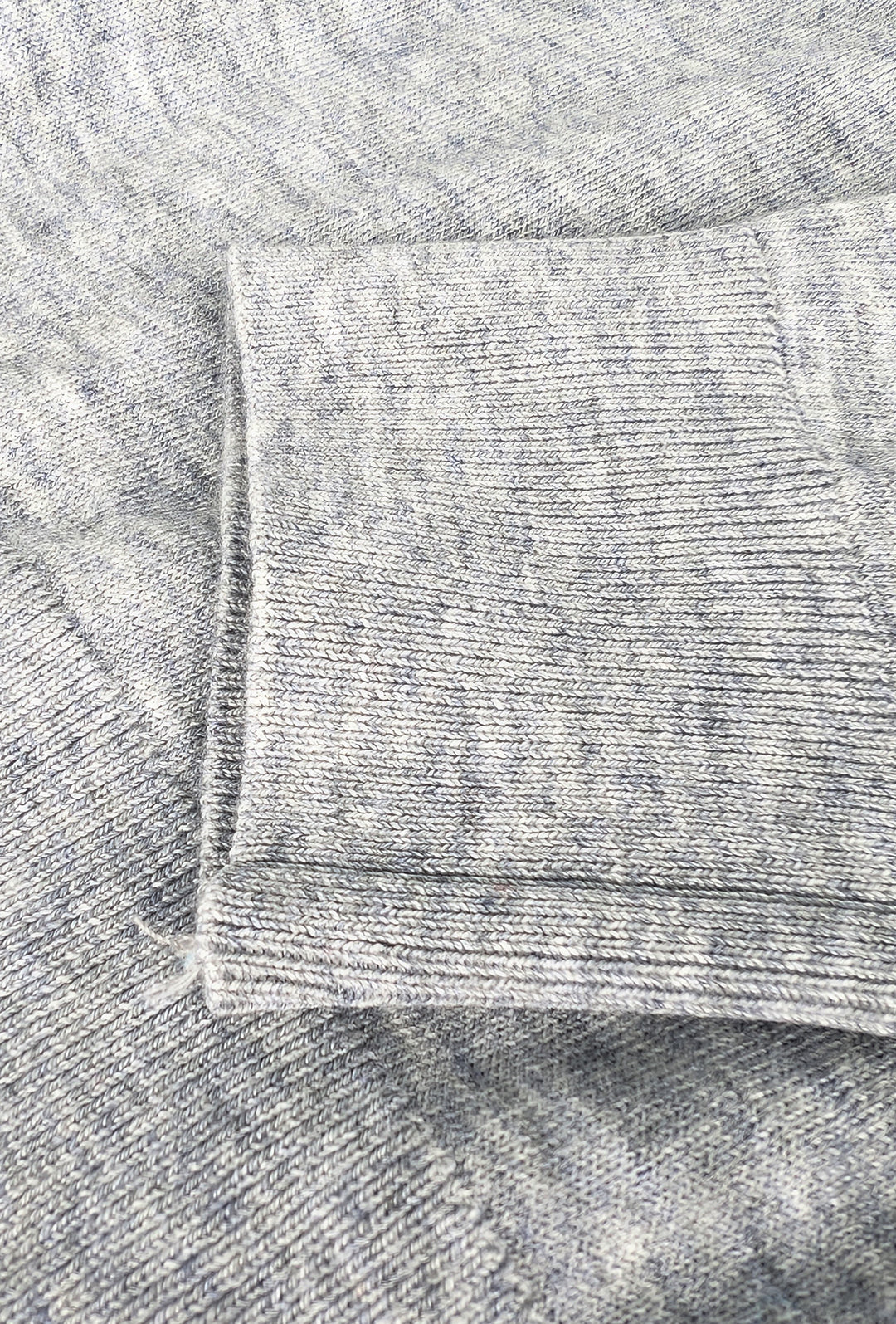 Mezza Zip uomo viscosa lana rasata Dresserd maglioncino - GRIGIO