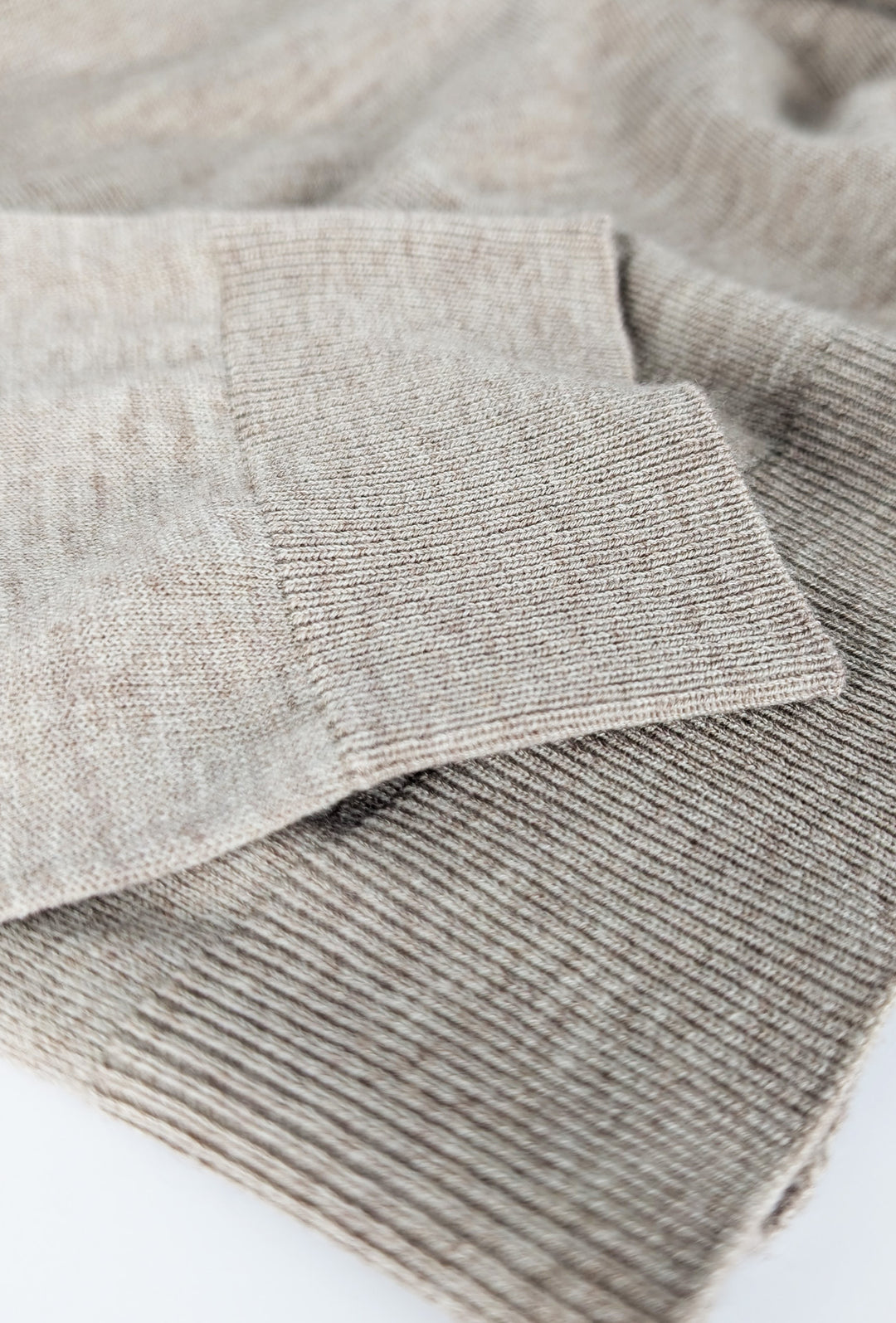 Maglia Uomo girocollo maglioncino Dresserd in lana rasata - BEIGE