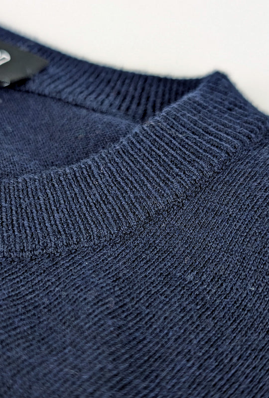 Maglia Uomo girocollo maglioncino Dresserd in lana rasata - BLU