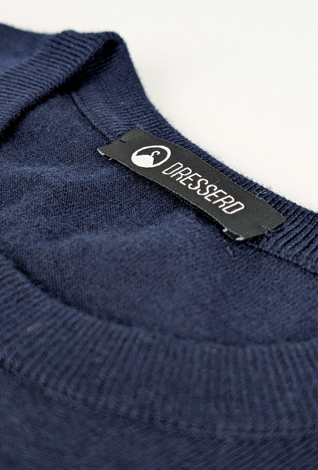 Maglia Uomo girocollo maglioncino Dresserd in lana rasata - BLU