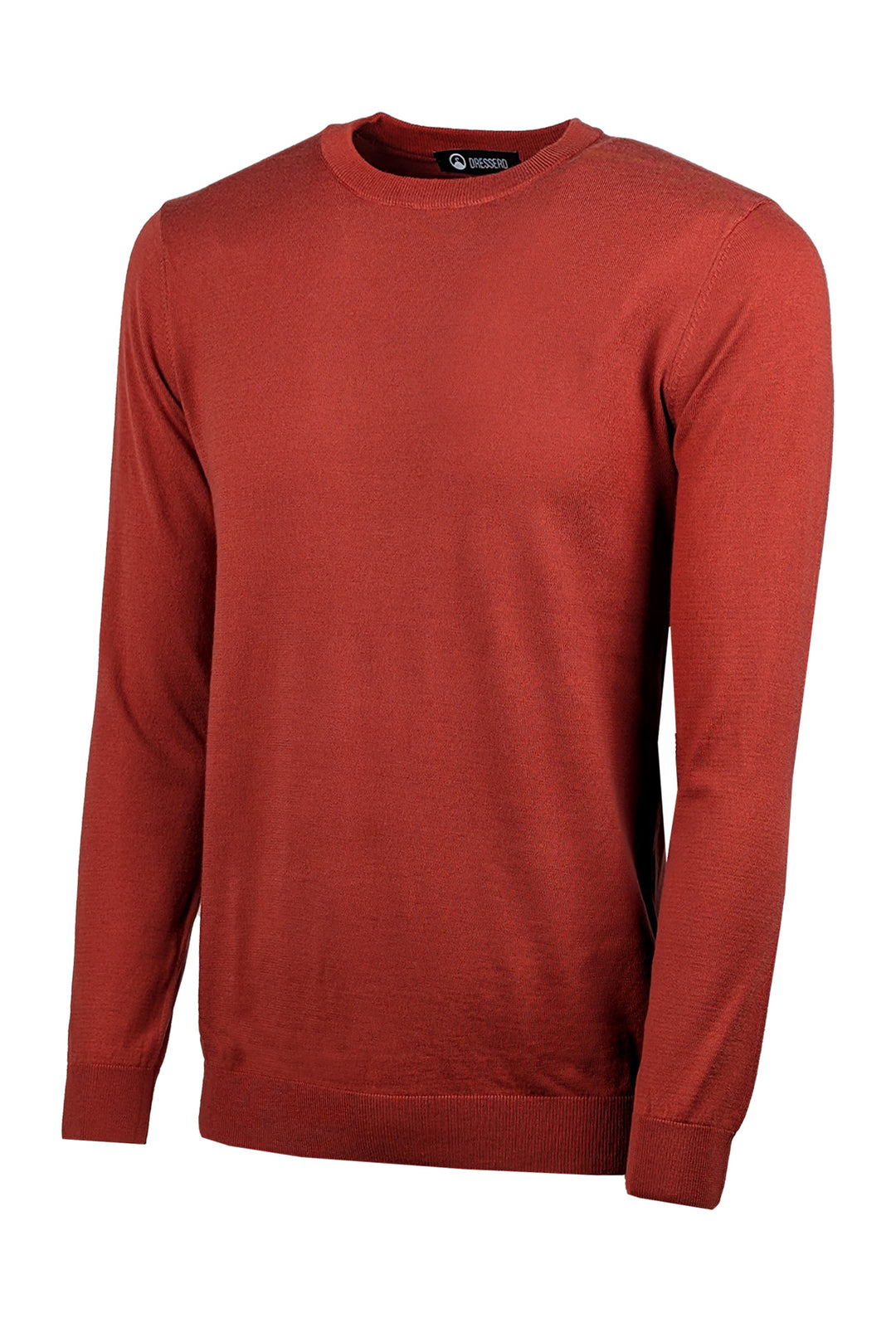 Maglia Uomo girocollo maglioncino Dresserd in lana rasata - RUGGINE