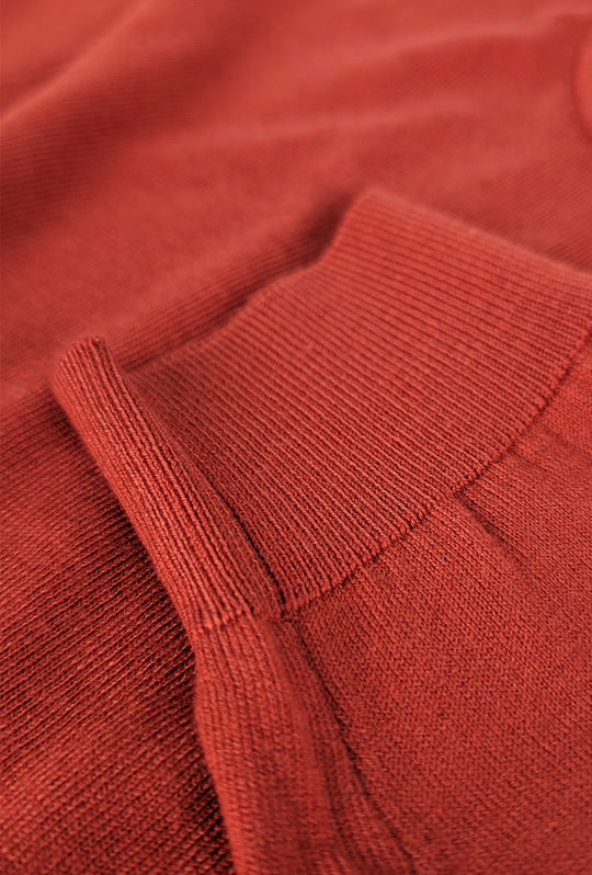 Maglia Uomo girocollo maglioncino Dresserd in lana rasata - RUGGINE