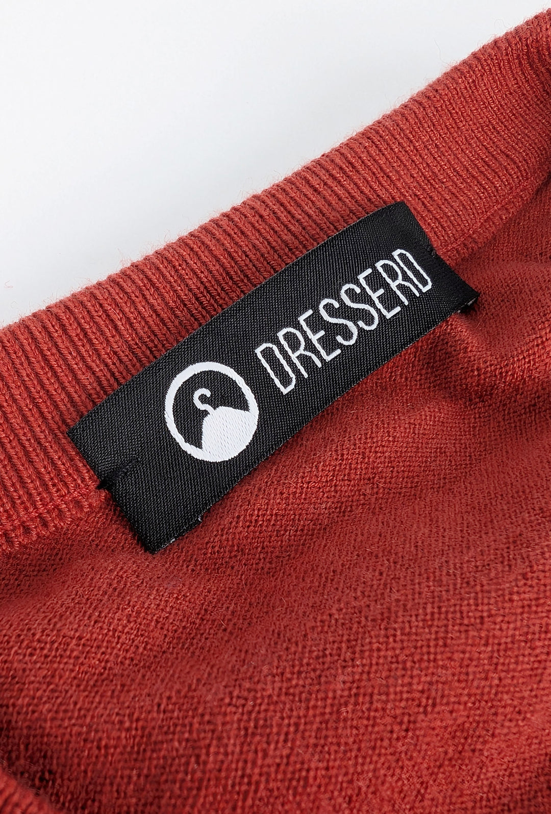 Maglia Uomo girocollo maglioncino Dresserd in lana rasata - RUGGINE