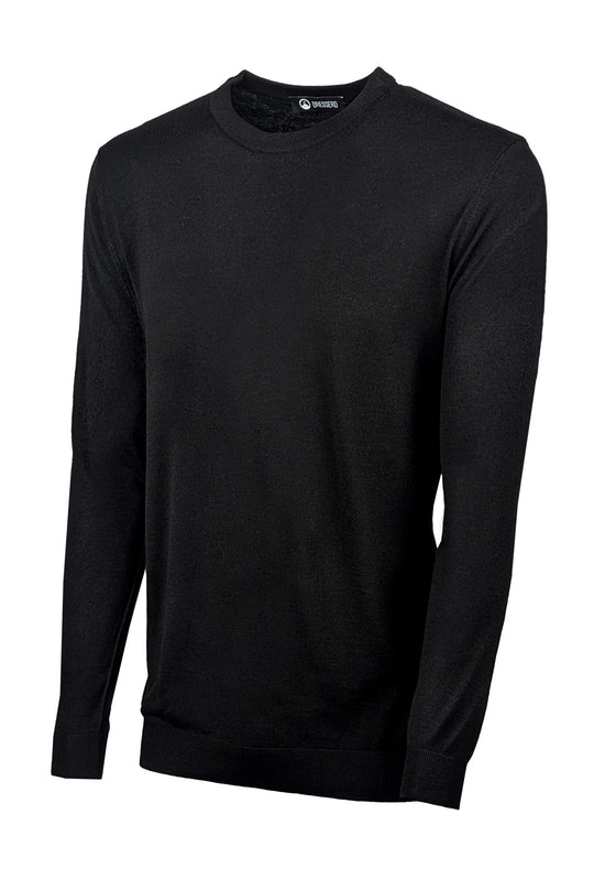 Maglia Uomo girocollo maglioncino Dresserd in lana rasata - NERO