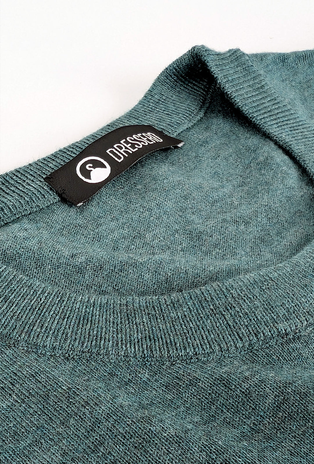 Maglia Uomo girocollo maglioncino Dresserd in lana rasata - VERDE