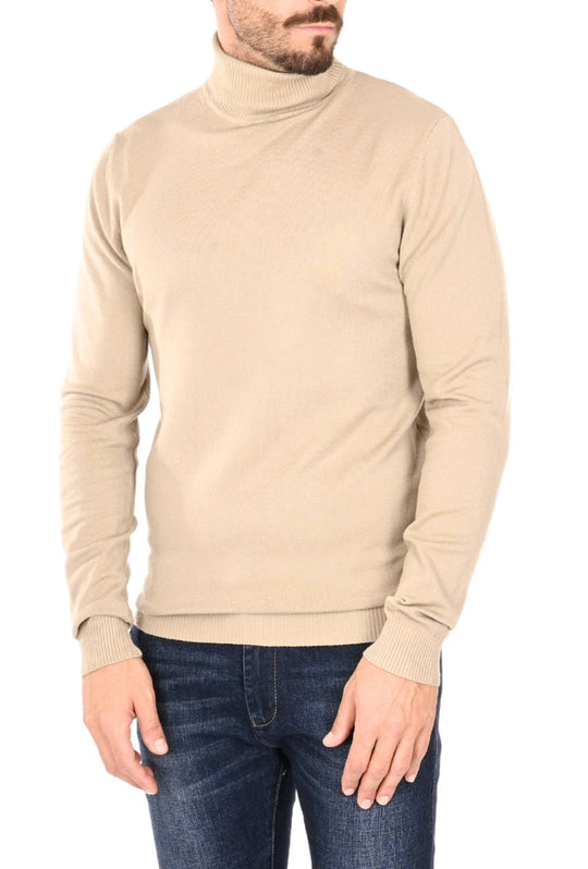 Maglia uomo Dolcevita Viscosa Dresserd - BEIGE