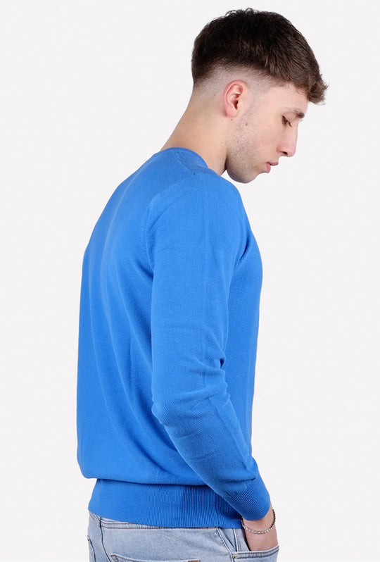 Maglioncino uomo 100% Cotone Trama lavorata Maglie Girocollo Dresserd - AVIO