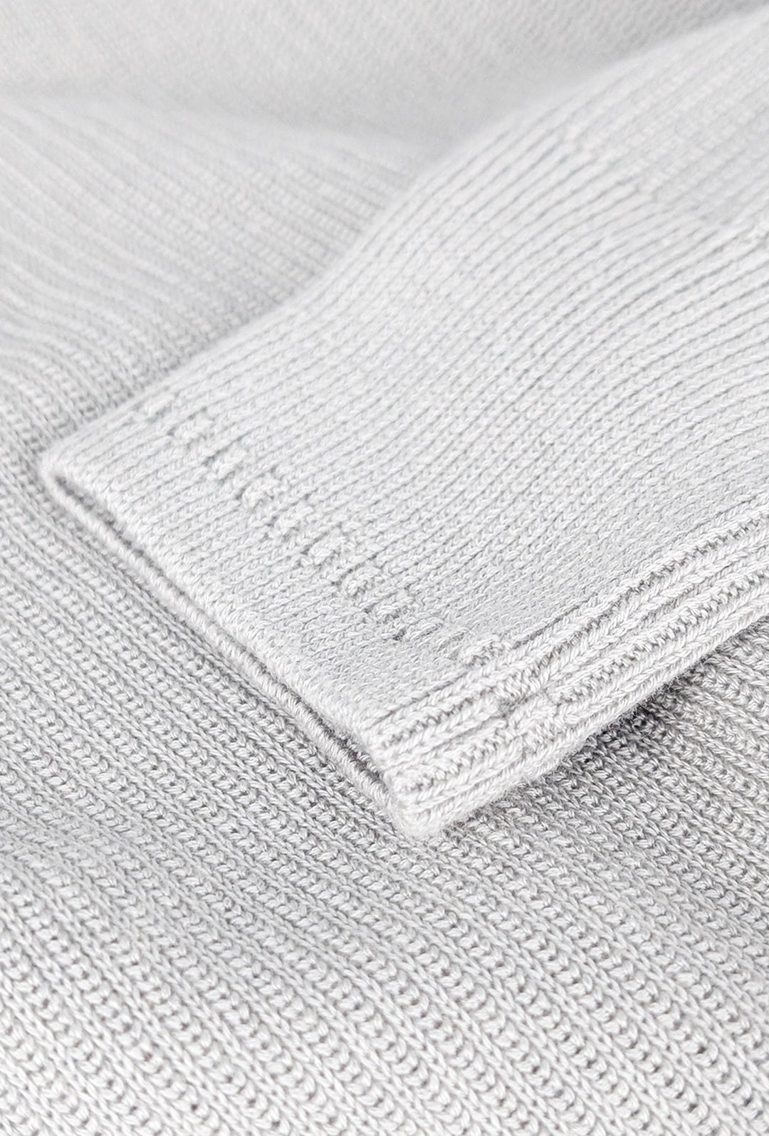 Maglia uomo in cotone TOMMY HILFIGER chain ridge c neck - GRIGIO CHIARO