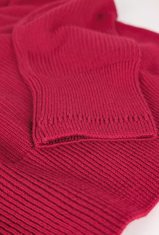 Maglia uomo in cotone TOMMY HILFIGER chain ridge c neck -ROYAL BERRY