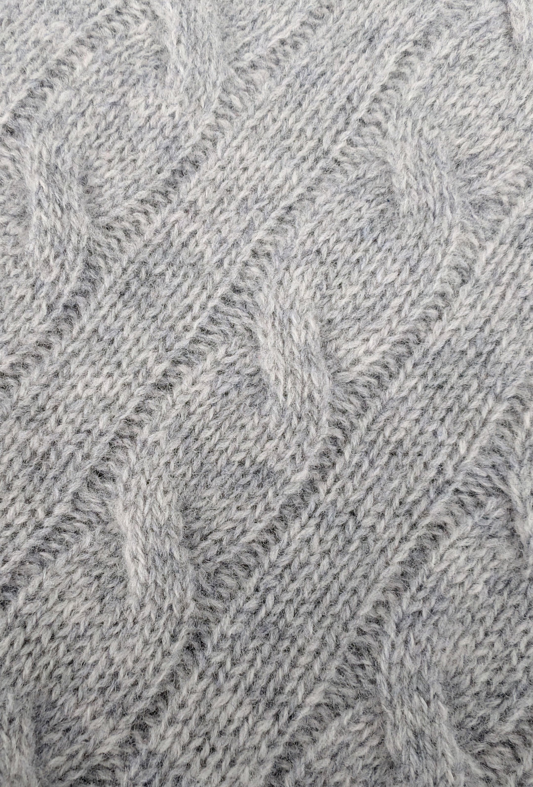 Maglia Uomo Ralph Lauren Lana Cashmere a trecce - GRIGIO