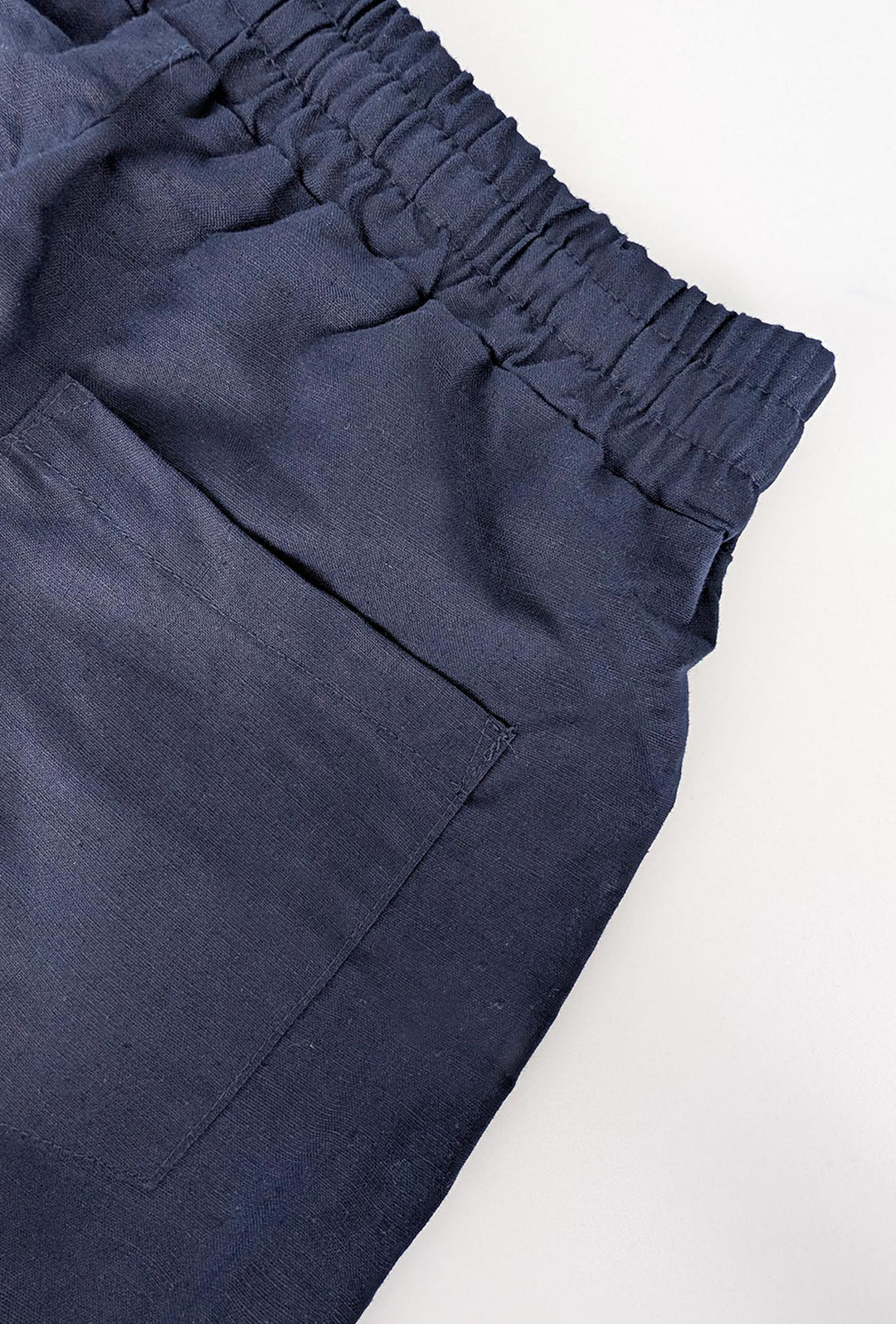 Pantalone Uomo in Lino e Cotone Pantalaccio - BLU