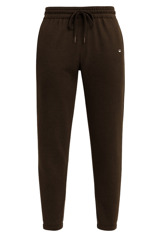 Pantalone di tuta uomo felpato dresserd - MARRONE