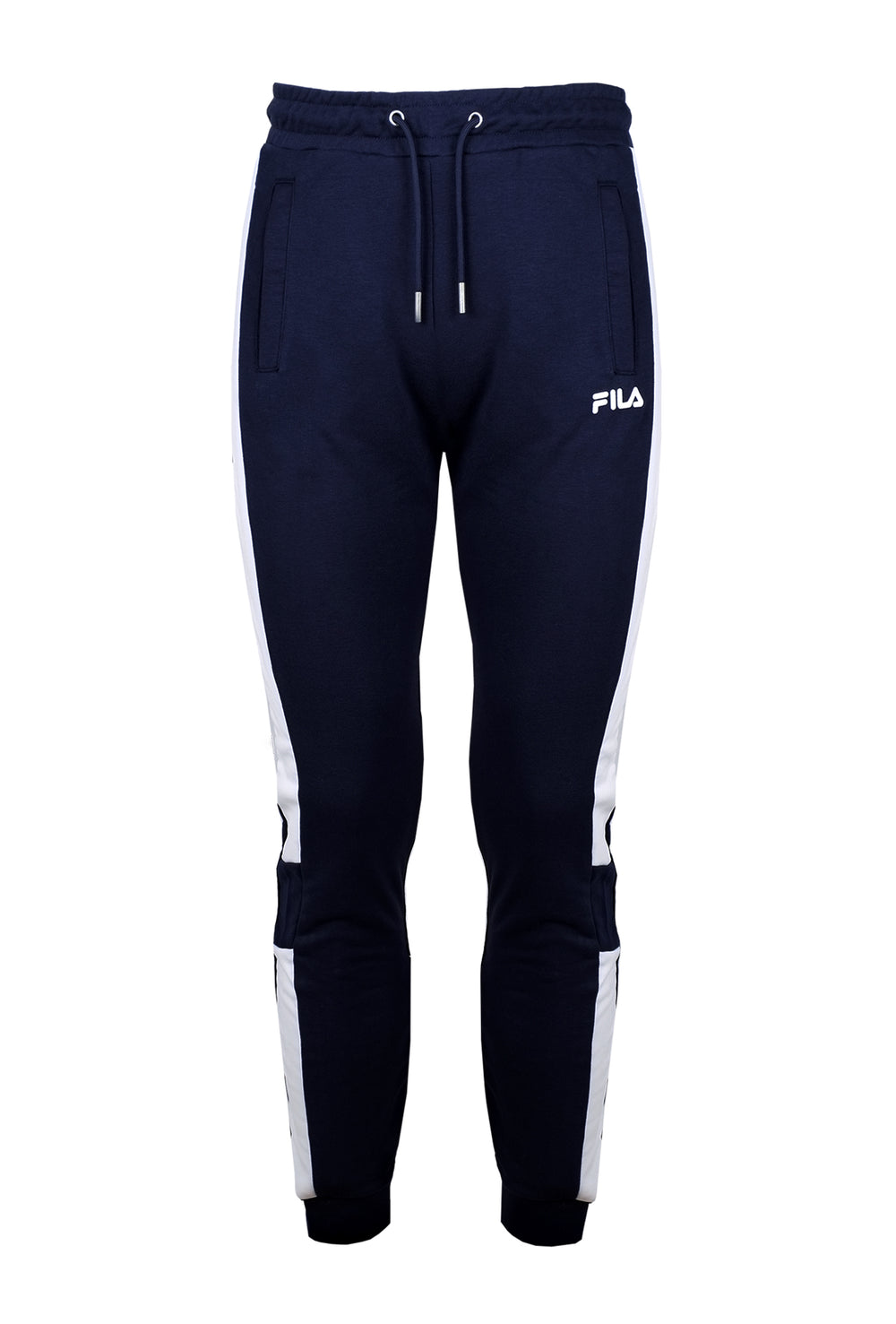 Pantalone uomo FILA Black iris bright white Fitness