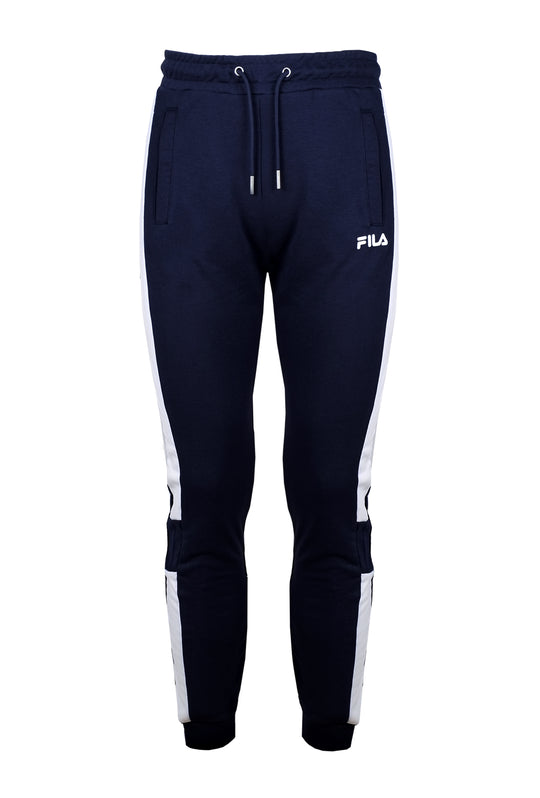 Pantalone uomo FILA Black iris bright white Fitness