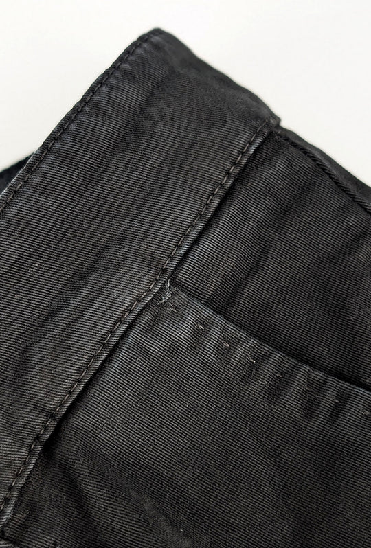 Pantalone Uomo Gamba Stretta Tasca America Invernale Pantaloni Dresserd - NERO