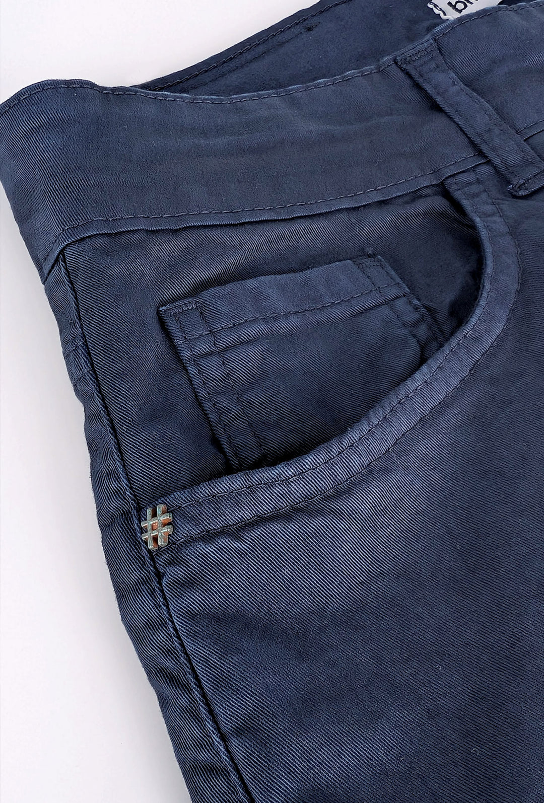 Pantalone uomo in cotone modello 5 tasche - BLU