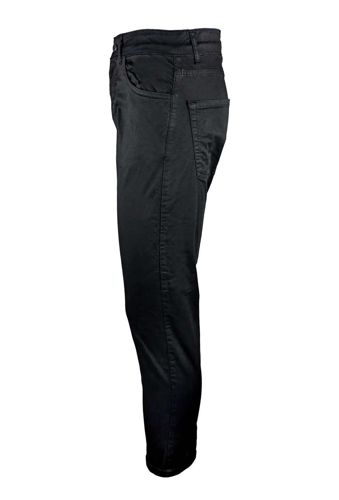 Pantalone uomo in cotone modello 5 tasche - NERO