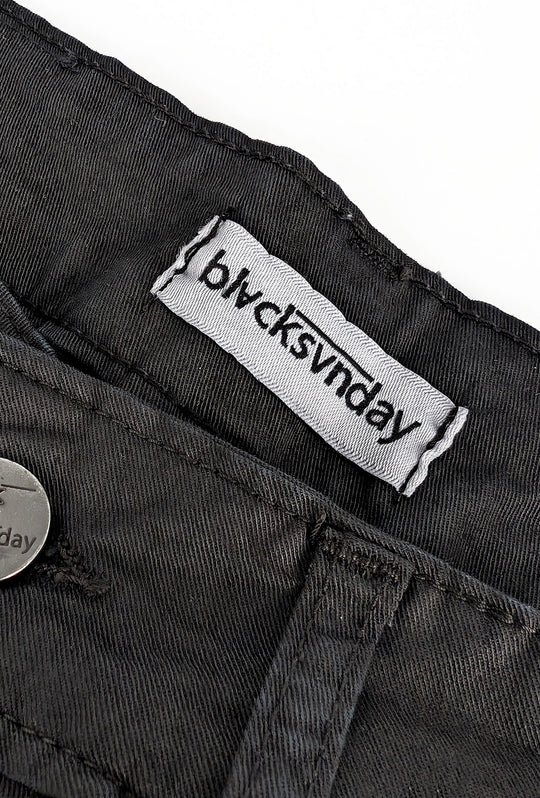 Pantalone uomo in cotone modello 5 tasche - NERO