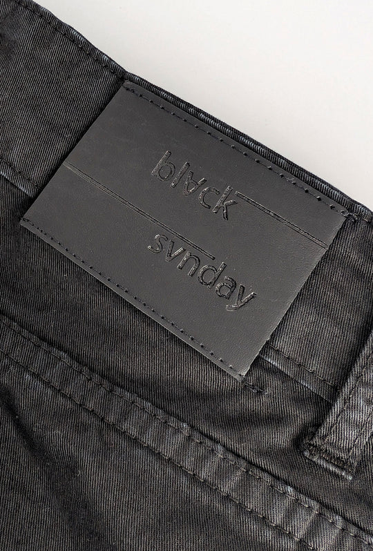 Pantalone uomo in cotone modello 5 tasche - NERO