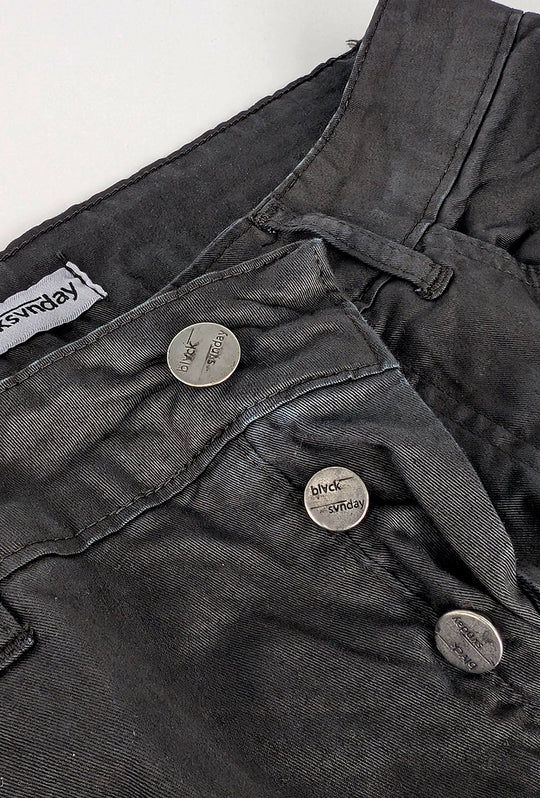 Pantalone uomo in cotone modello 5 tasche - NERO