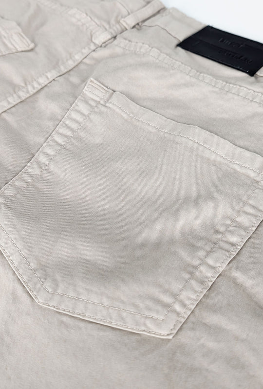 Pantalone uomo in cotone modello 5 tasche - BEIGE