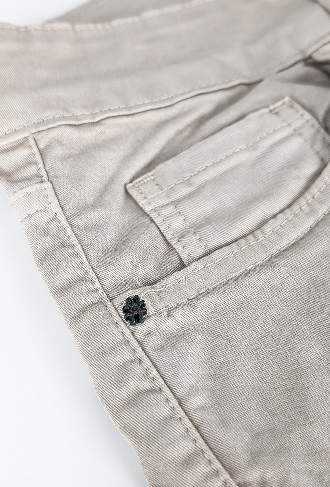Pantalone uomo in cotone modello 5 tasche - BEIGE