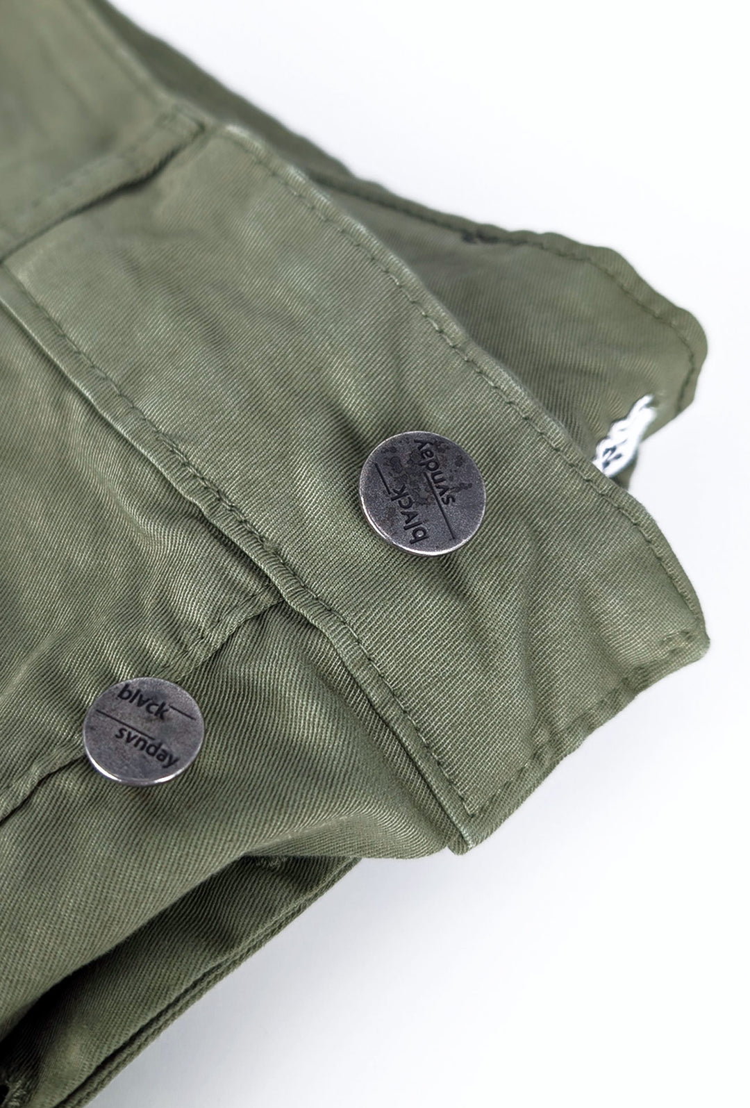 Pantalone uomo in cotone modello 5 tasche - VERDE MILITARE