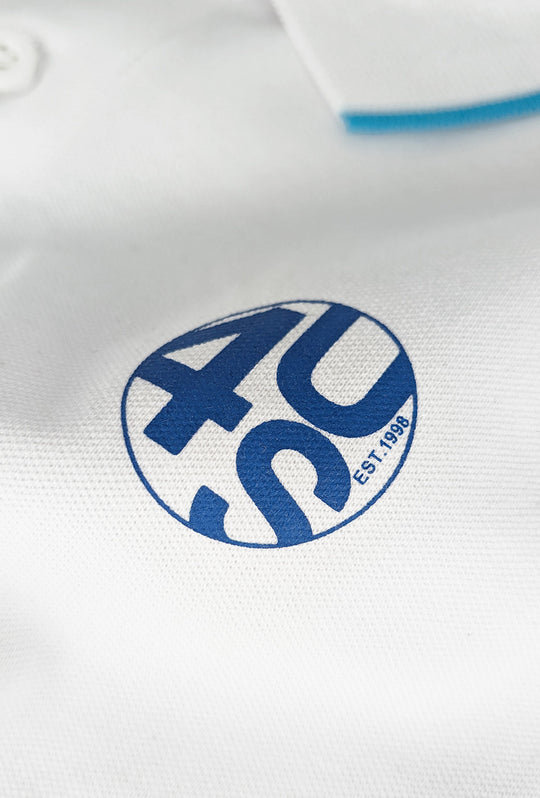 Polo Uomo 4US Paciotti manica corta in cotone Piquet - BIANCO